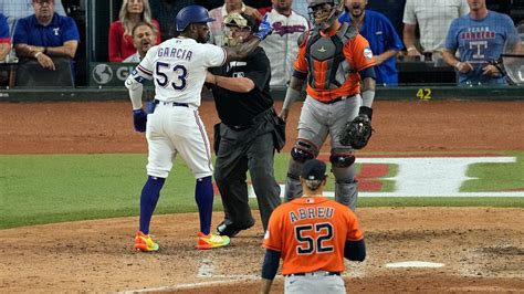 Astros’ Abreu suspended 2 games by MLB, which says he intentionally threw at  García